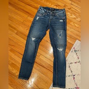 Silver Jeans Aiko Mid Ankle Skinny